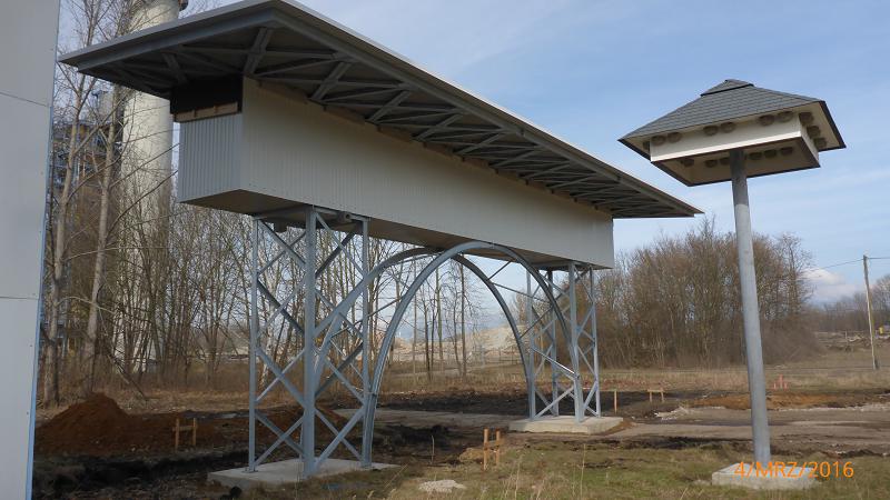 Mehlschwalbenbrücke am Kraftwerk Mumsdorf